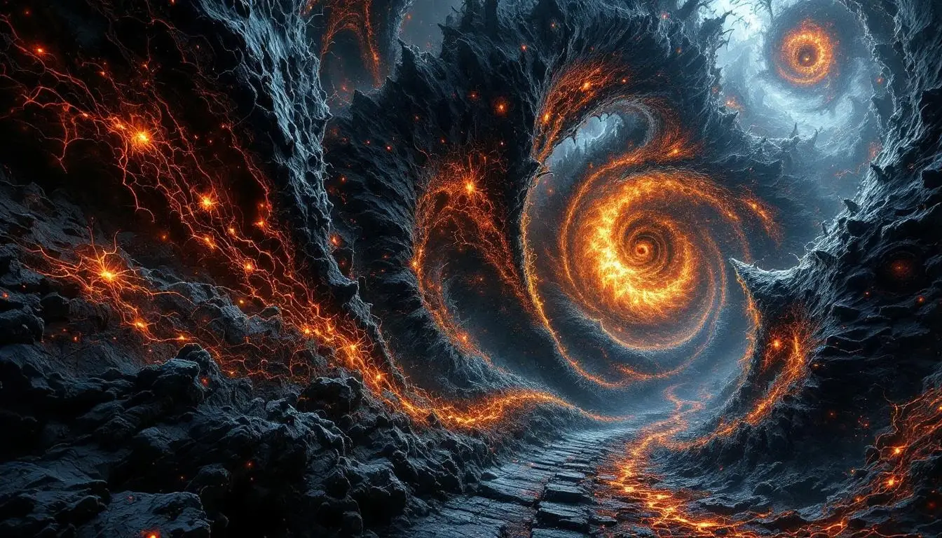 Chaotic fractals representing paradigm shifting in Chaos Magick