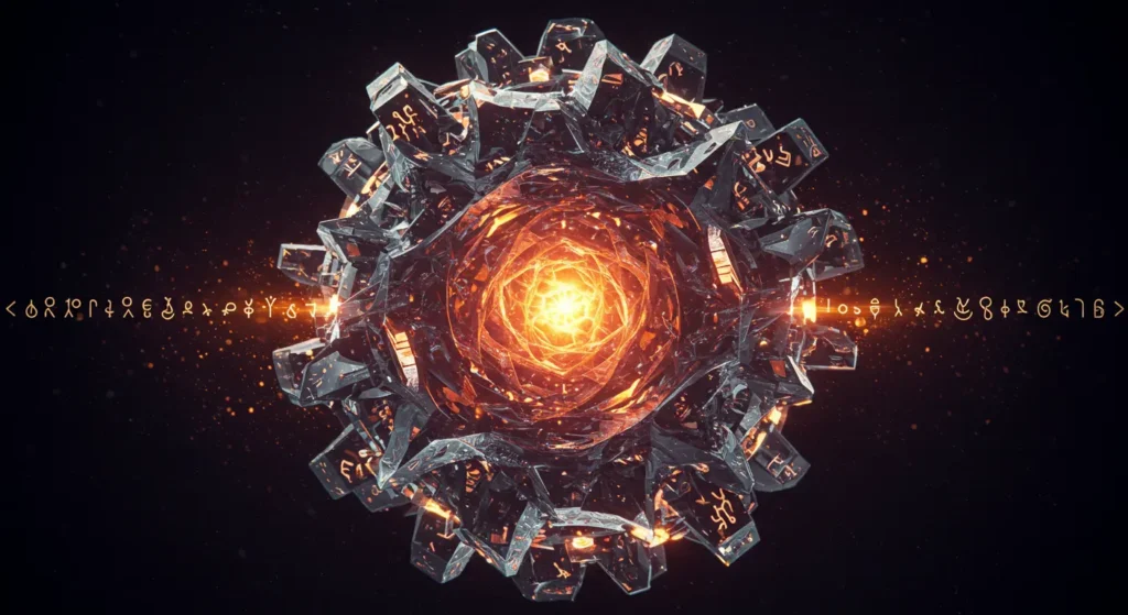 A Chaos Magick servitor being recharged with cosmic energy