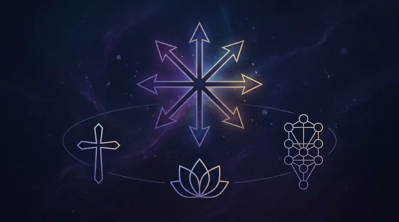 Symbols of Chaos Magick, Christianity, Buddhism, and Kabbalah