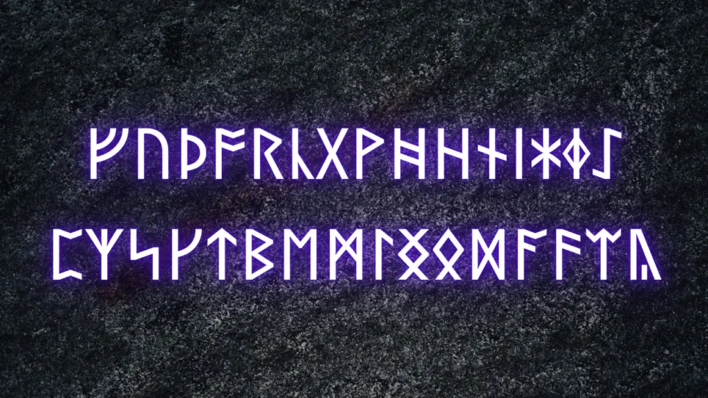 Anglo-Saxon runes from the futhorc corpus