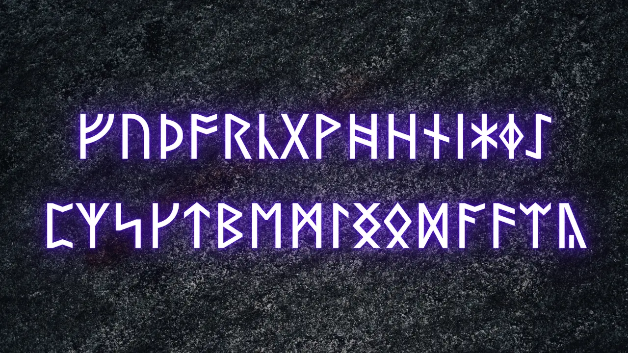 Anglo-Saxon runes from the futhorc corpus