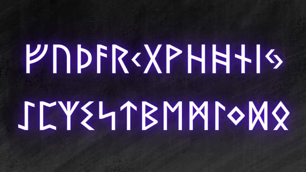 Elder Futhark runeset