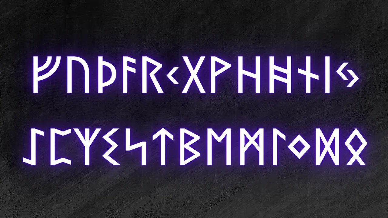 Elder Futhark runeset
