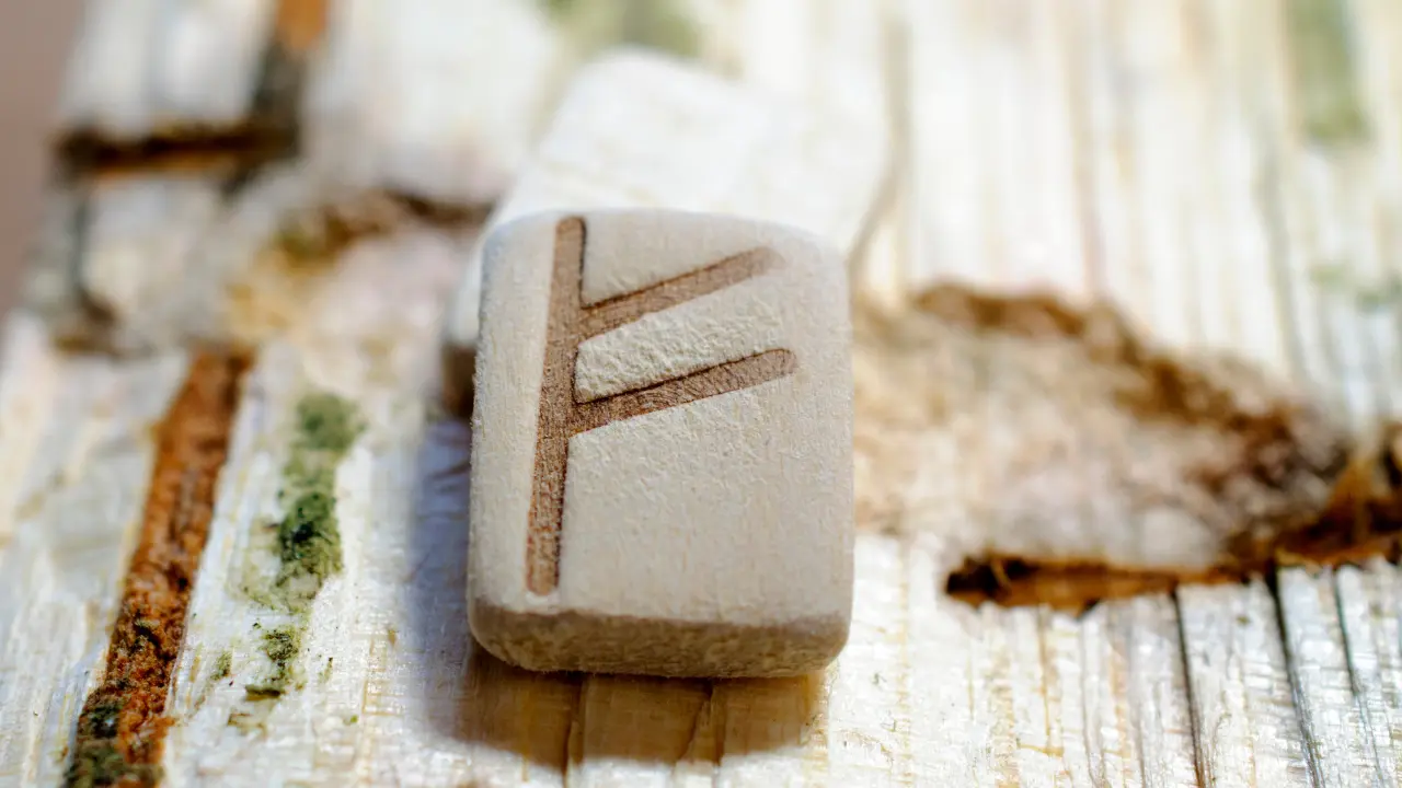 Fehu rune - the symbol of wealth, prosperity, and abundance