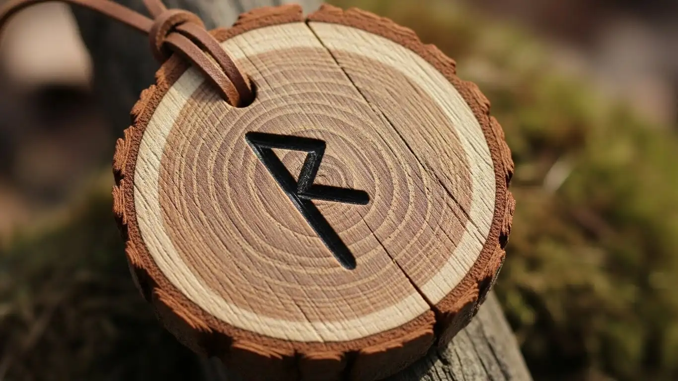 Taufr - a runic talisman with Raido rune